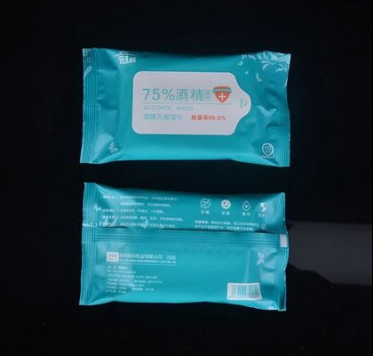 Ev Yetişkinleri Sterilizasyon Temizliği İçin% 75 Alkollü Islak Mendil