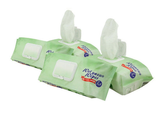 Spunlace Nonwoven Kumaş Tek Kullanımlık Hafif Yetişkin Islak Mendil