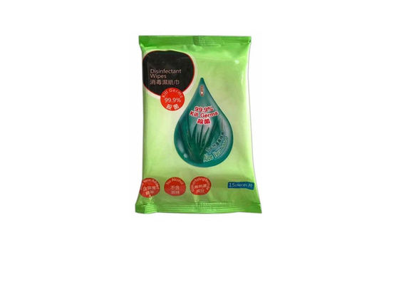 Ayrı Ayrı Sarılmış Aloe Vera Özlü Dezenfektan Islak Mendil