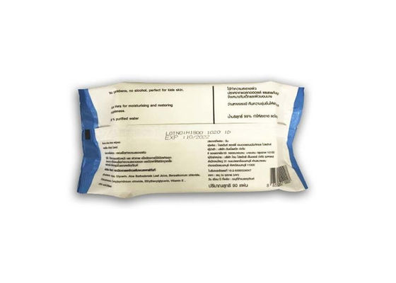Alkol Yok Aloe Vera Nemlendirici% 99 Arıtılmış Su Bebek Islak Mendilleri